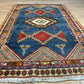 Antik Orientteppich handgeknüpft Türkei Anatolien Kazak Naturfarben 235x155
