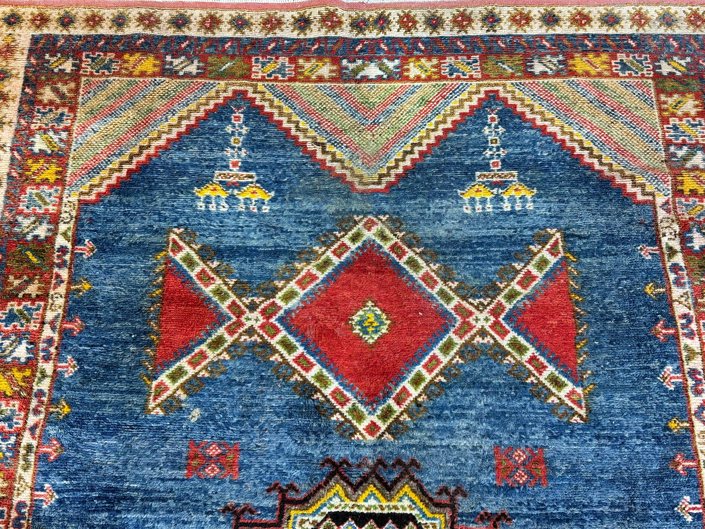 Antik Orientteppich handgeknüpft Türkei Anatolien Kazak Naturfarben 235x155