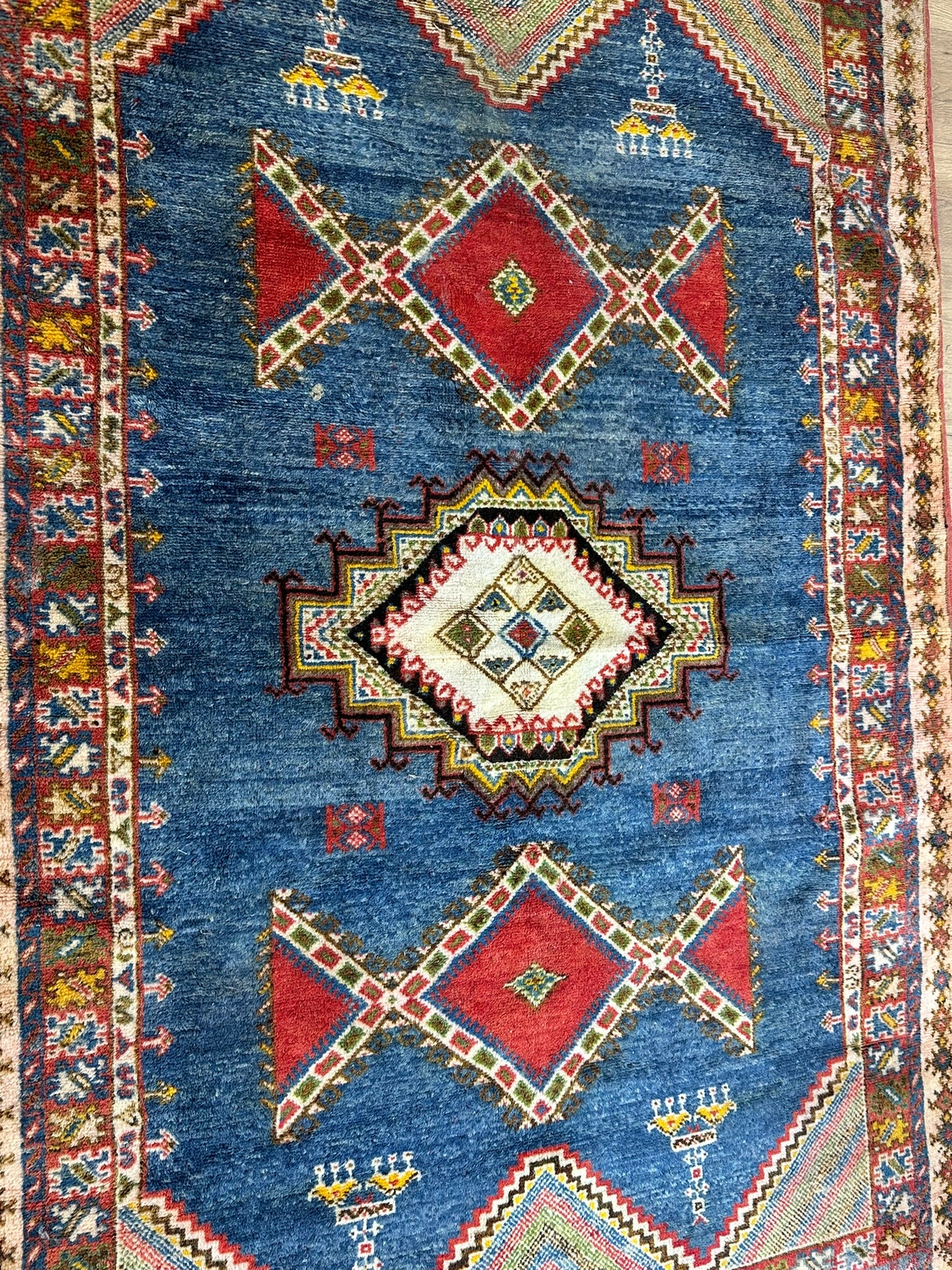 Antik Orientteppich handgeknüpft Türkei Anatolien Kazak Naturfarben 235x155