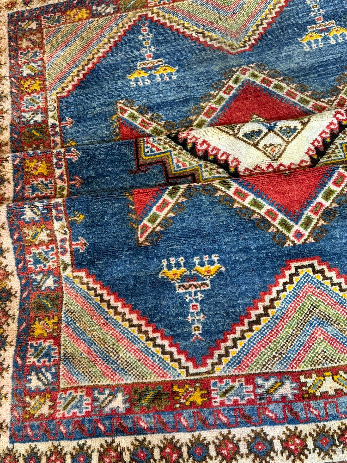 Antik Orientteppich handgeknüpft Türkei Anatolien Kazak Naturfarben 235x155