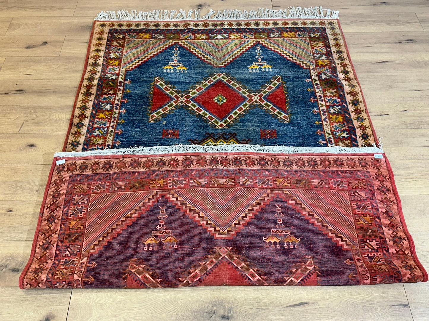 Antik Orientteppich handgeknüpft Türkei Anatolien Kazak Naturfarben 235x155