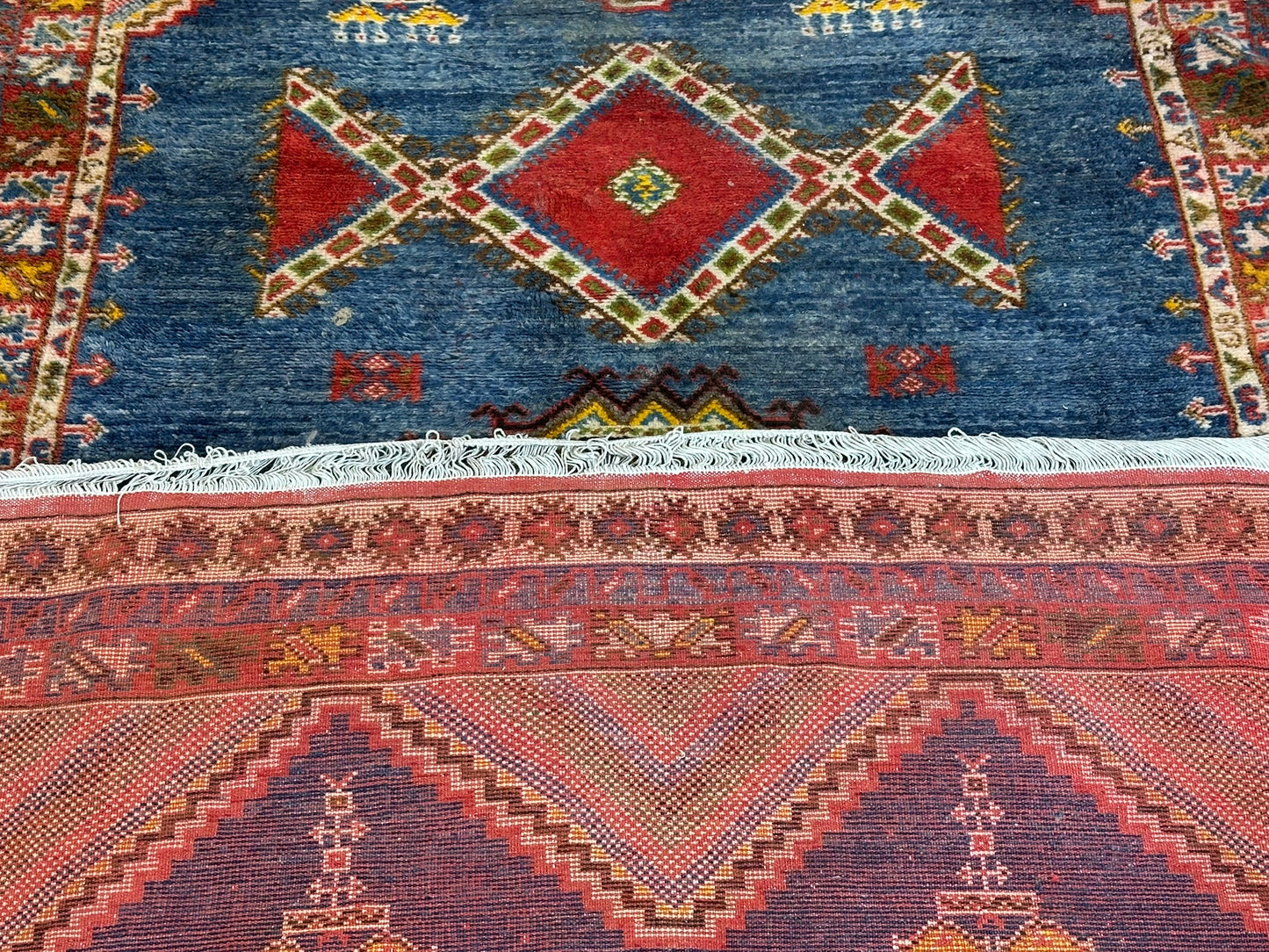 Antik Orientteppich handgeknüpft Türkei Anatolien Kazak Naturfarben 235x155