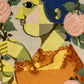 Wandteppich Gobelin Portugal Bjørn Wiinblad Camellia 87x80 cm