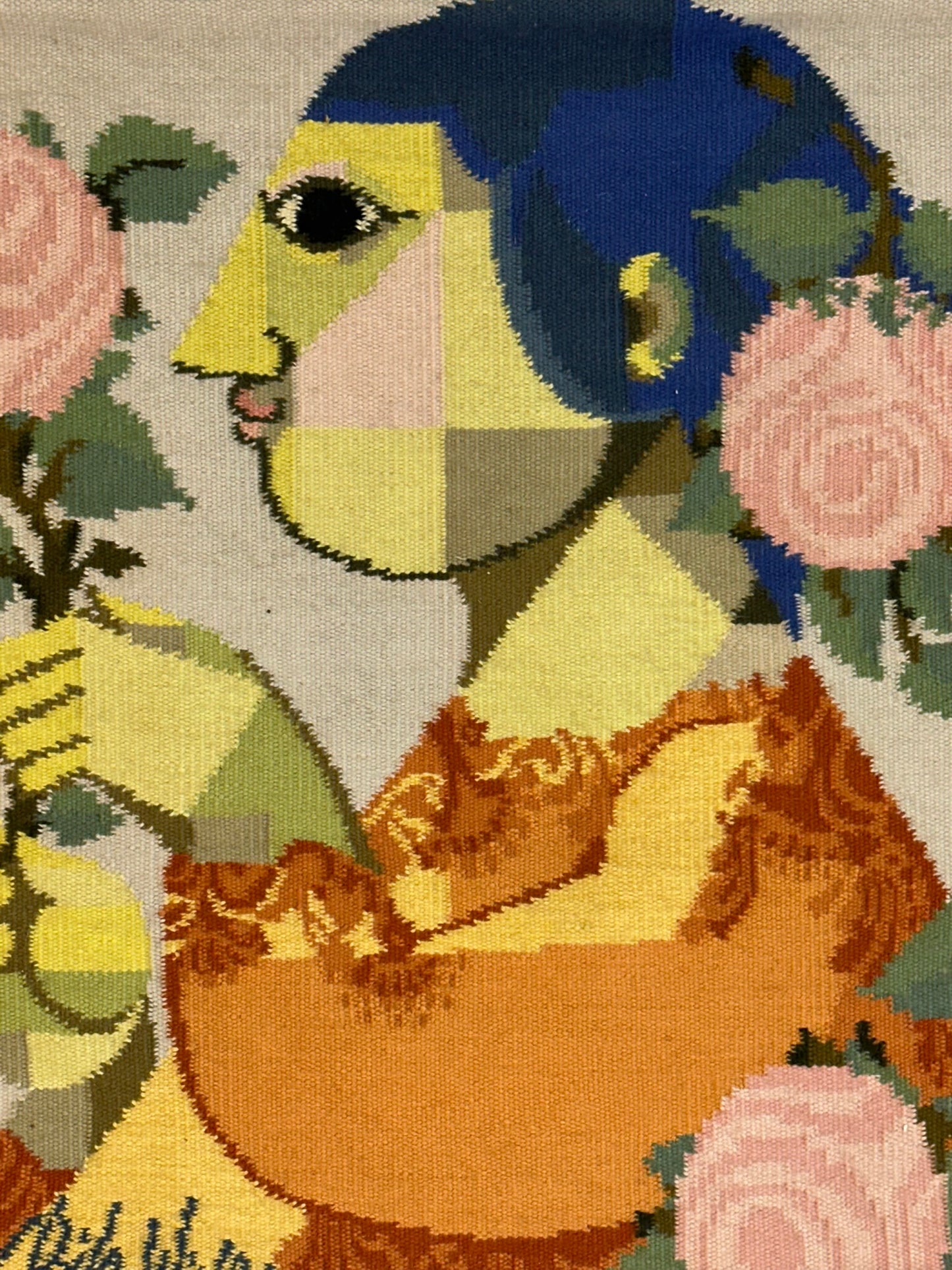 Wandteppich Gobelin Portugal Bjørn Wiinblad Camellia 87x80 cm