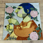 Wandteppich Gobelin Portugal Bjørn Wiinblad Camellia 87x80 cm