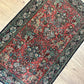 Handgeknüpfter Perser Orientteppich - Ghom Blumen Seidenteppich 130x80 cm