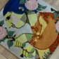 Wandteppich Gobelin Portugal Bjørn Wiinblad Camellia 87x80 cm