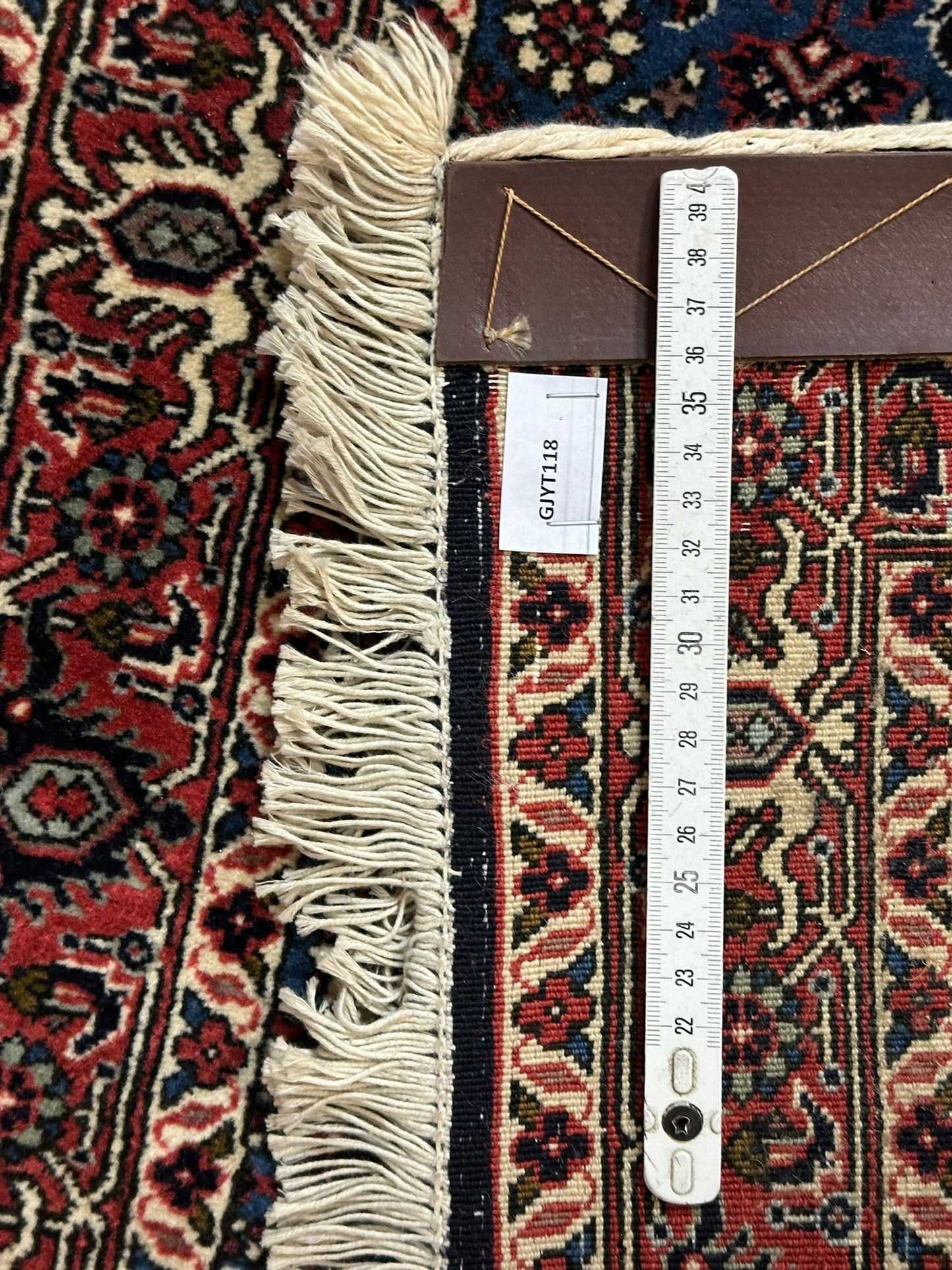Orientteppich handgeknüpft 494x95 cm Bidjar Läufer