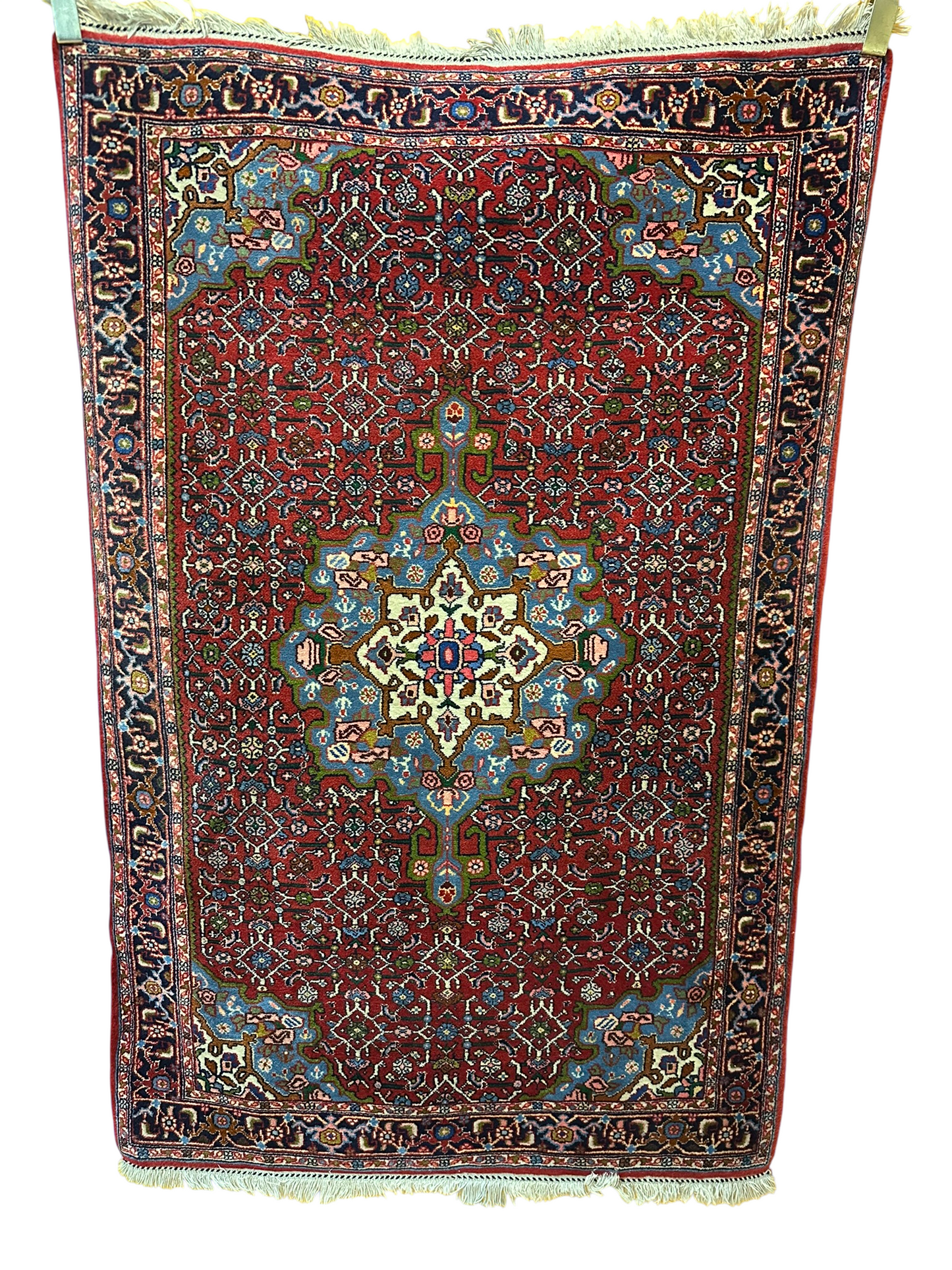 Orientteppich handgeknüpft Bidjar 155x100 cm Medaillon sehr gut
