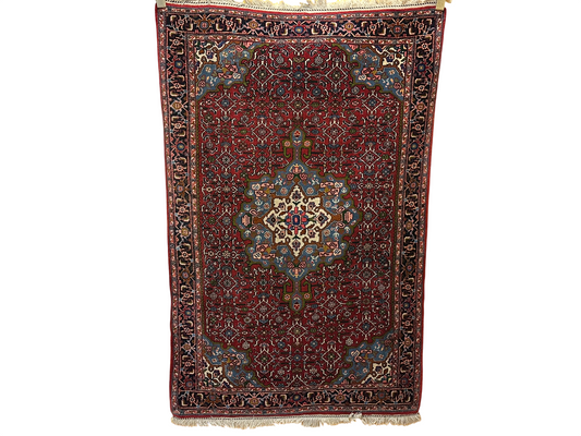 Orientteppich handgeknüpft Bidjar 155x100 cm Medaillon sehr gut