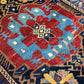 Antiker Orientteppich handgeknüpft Bachtiar Wolle 215x135 cm