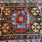 Antiker Orientteppich handgeknüpft Bachtiar Wolle 215x135 cm