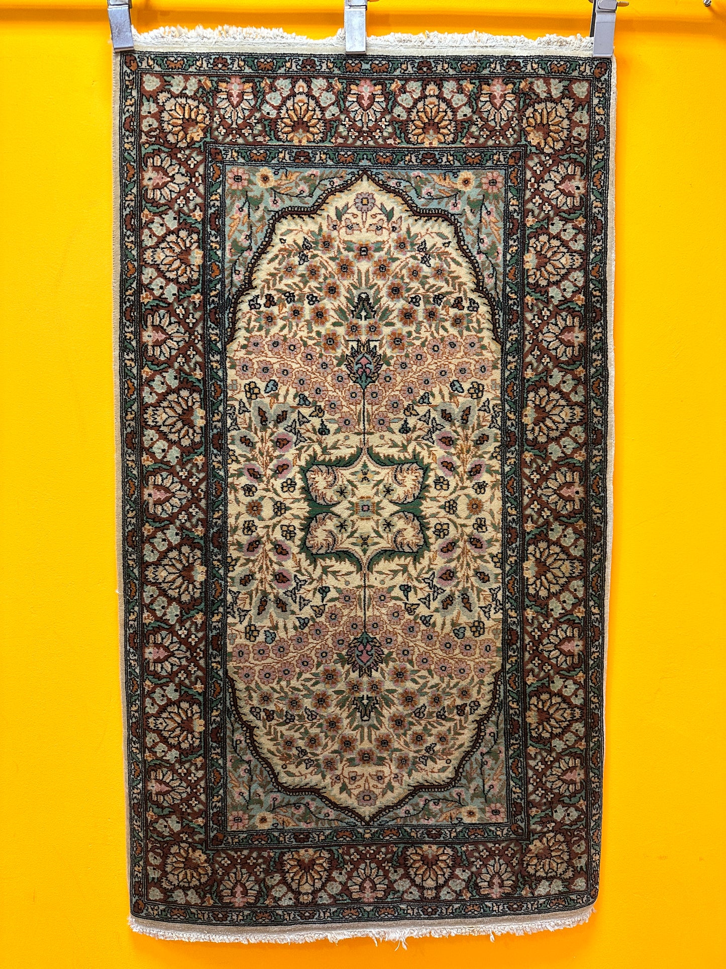 Handgeknüpfter Orientteppich - Hereke Blumen 135x80 cm