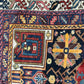 Antiker Orientteppich handgeknüpft Bachtiar Wolle 215x135 cm