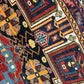 Antiker Orientteppich handgeknüpft Bachtiar Wolle 215x135 cm