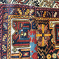 Antiker Orientteppich handgeknüpft Bachtiar Wolle 215x135 cm