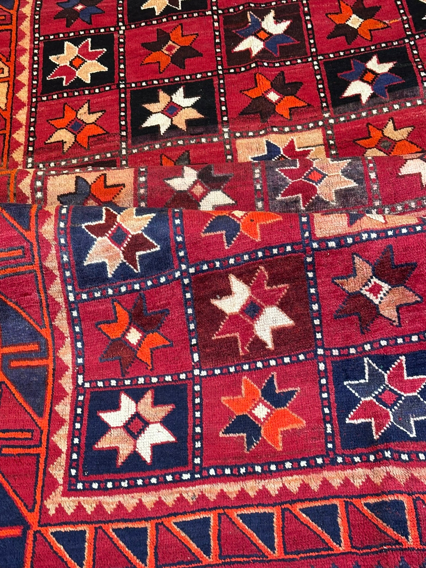 Orientteppich handgeknüpft Afghan Mauri 300x145 cm