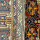 Antiker Orientteppich handgeknüpft Bachtiar Wolle 215x135 cm