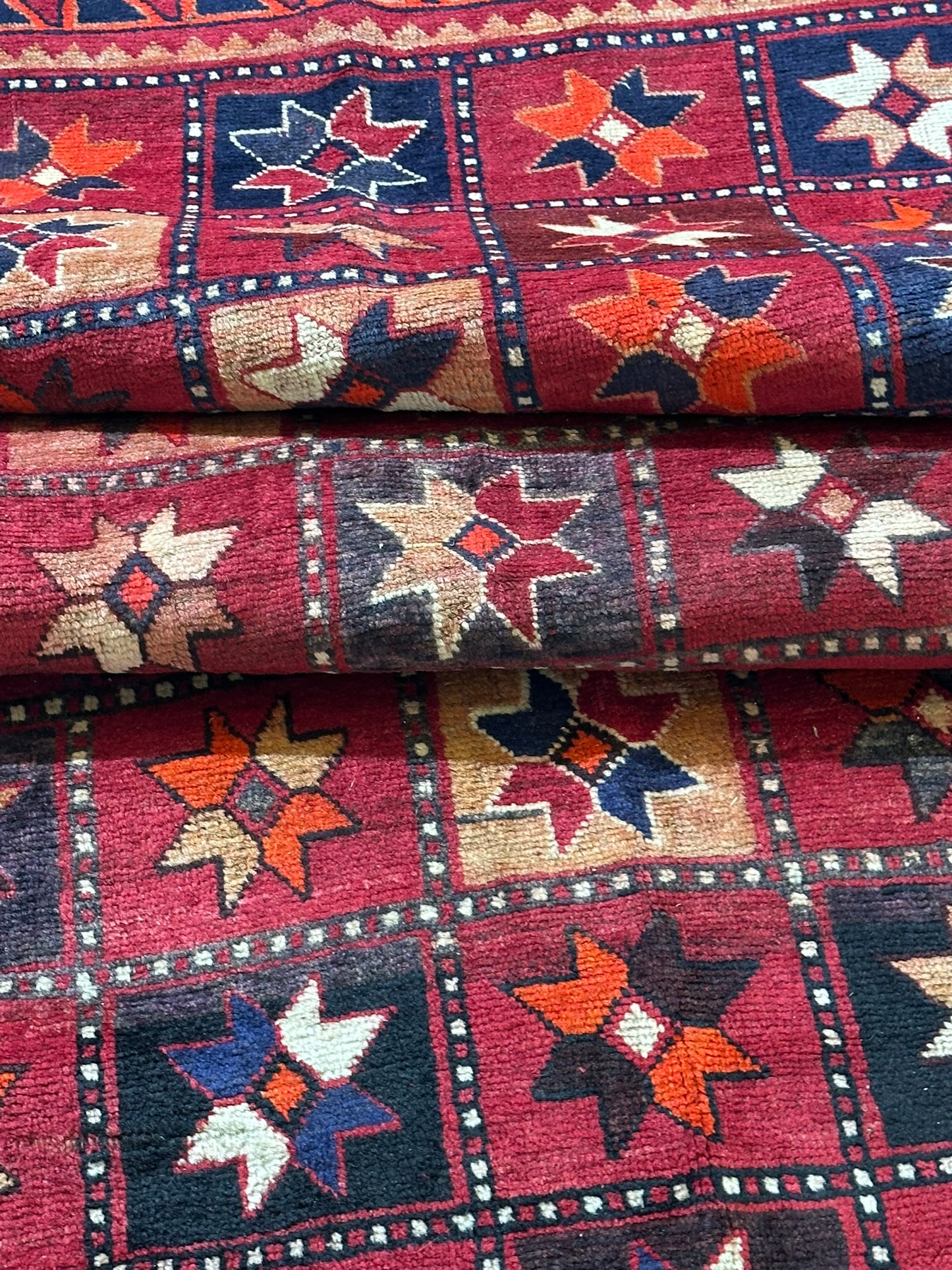 Orientteppich handgeknüpft Afghan Mauri 300x145 cm
