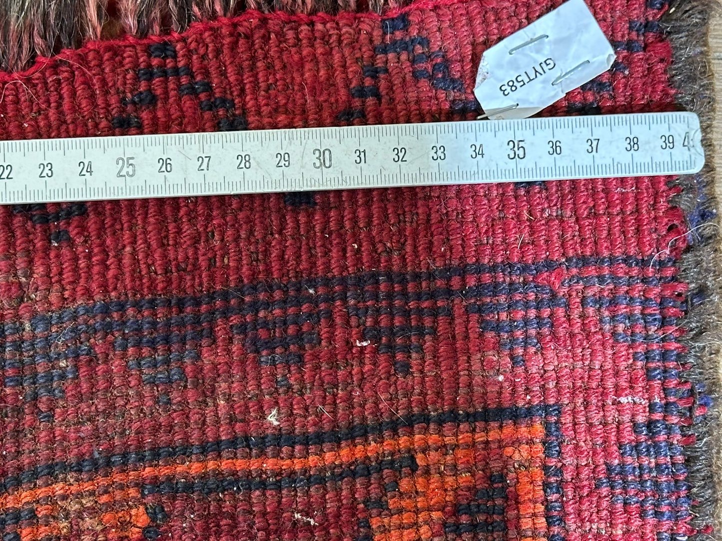 Orientteppich handgeknüpft Afghan Mauri 300x145 cm