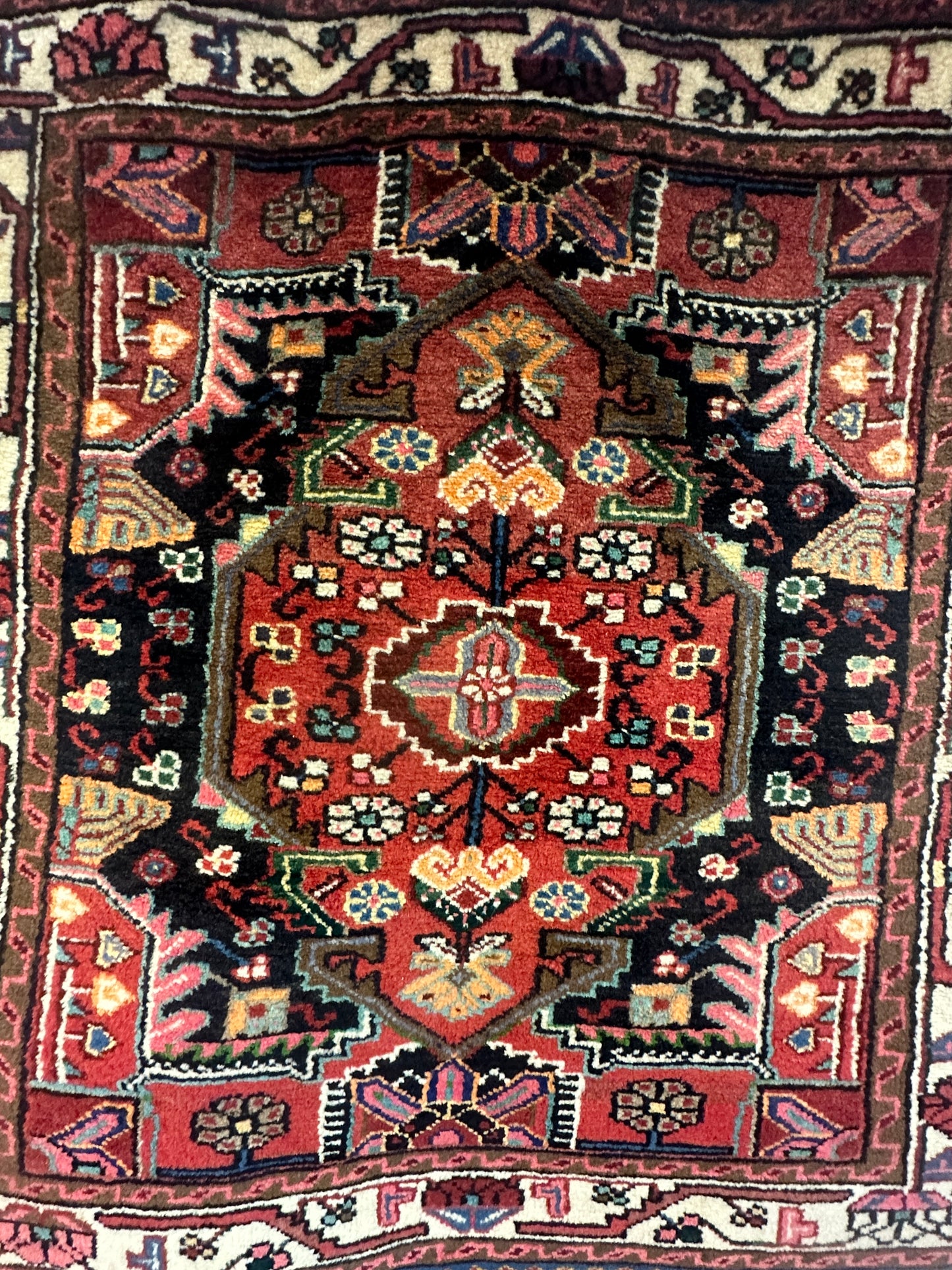 Handgeknüpfter Perser Orientteppich - Malayer 105x110 cm
