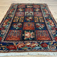 Antik Orientteppich handgeknüpft Bachtiar Felder  195x135 cm