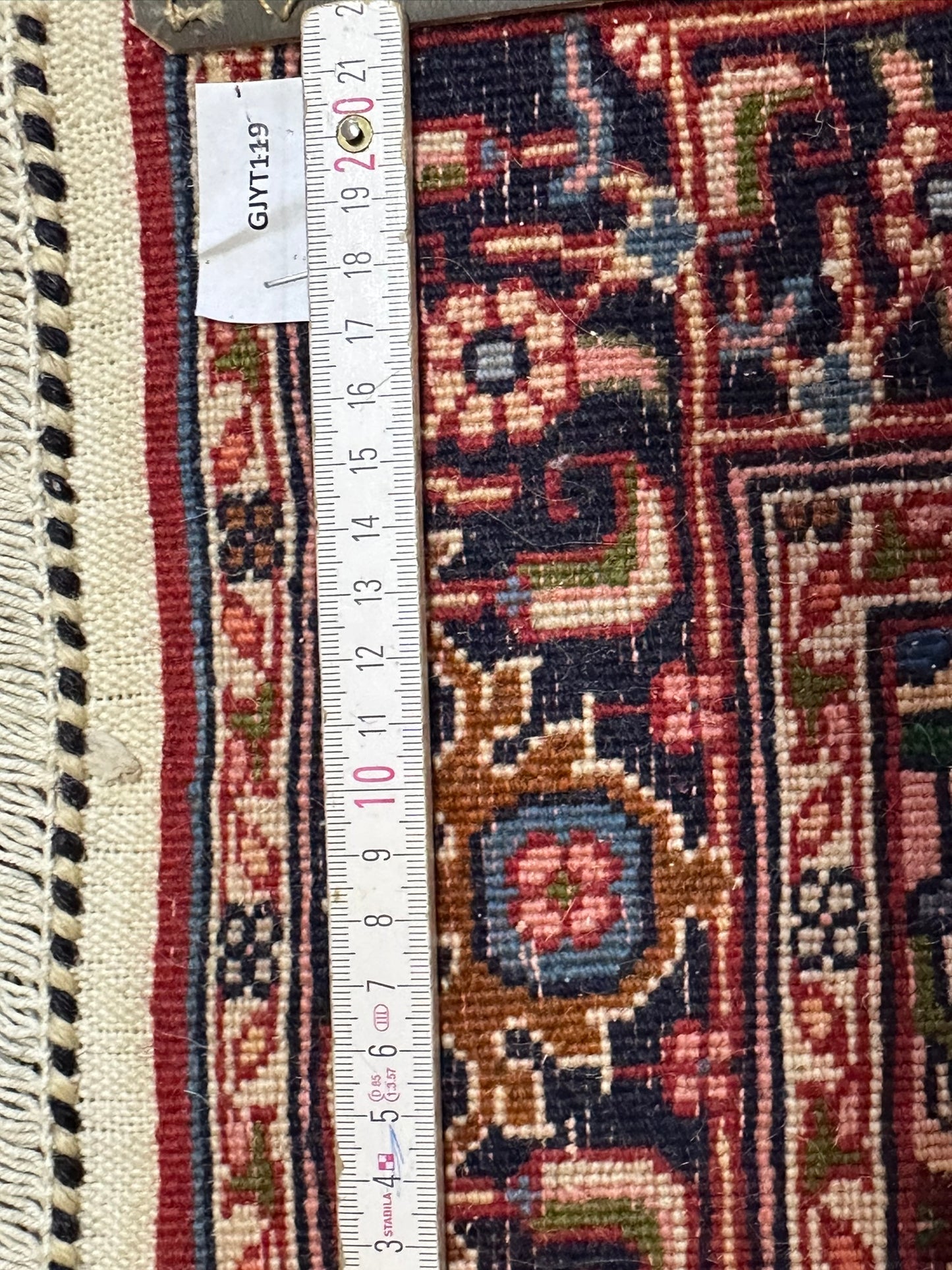 Orientteppich handgeknüpft Bidjar 155x100 cm Medaillon sehr gut