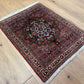 Orientteppich handgeknüpft Bidjar 67x52 cm Medallion