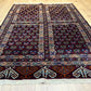 Antiker Orientteppich handgeknüpft UDSSR Jomut Buchara Tekke 145x103 cm