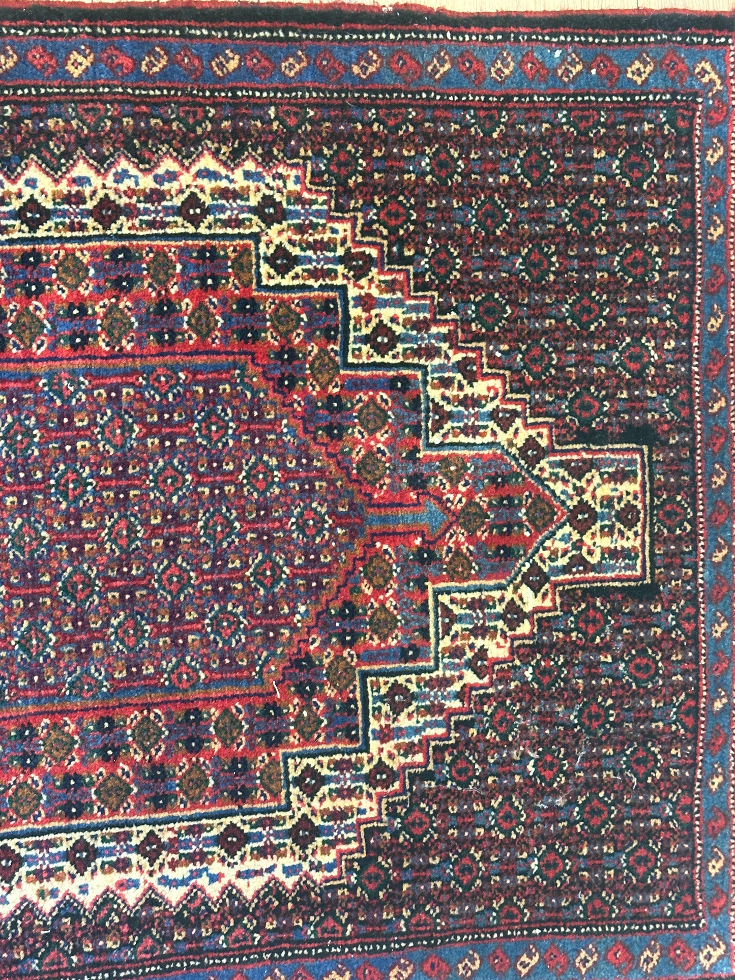 Handgeknüpfter Perser Orientteppich - Senneh Bidjar - 105x75 cm
