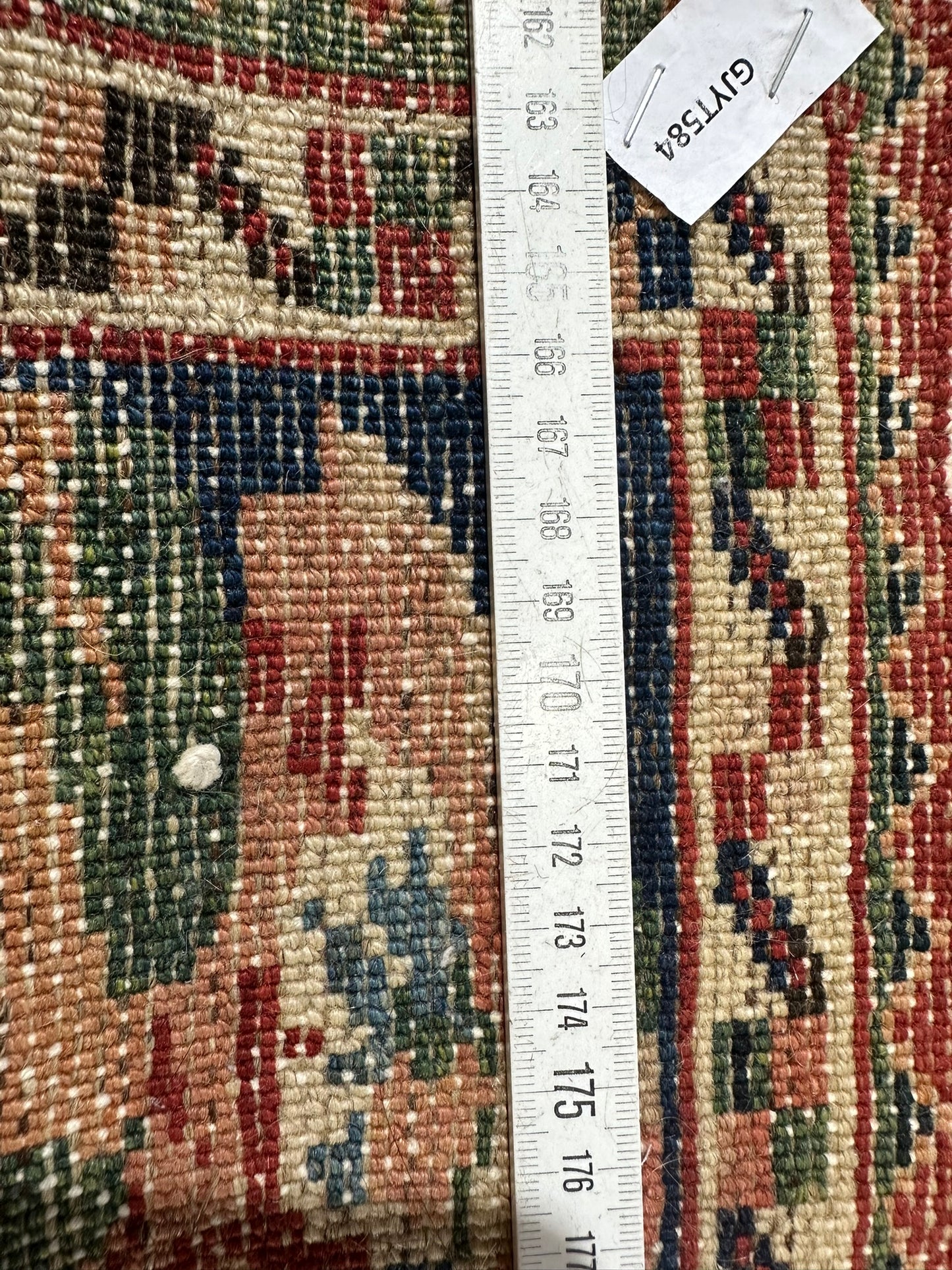 Antik Orientteppich handgeknüpft Bachtiar Felder  195x135 cm