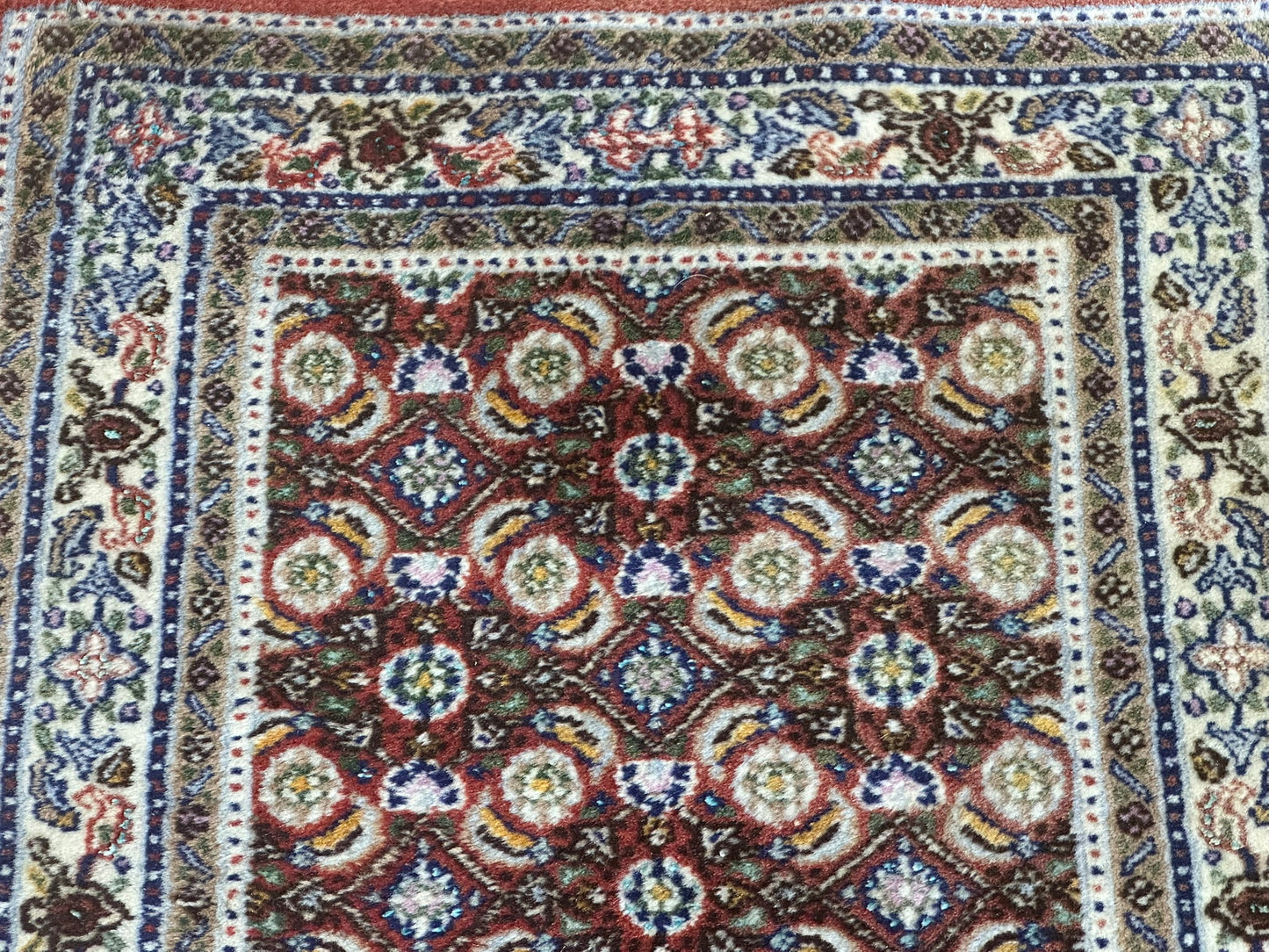 Orientteppich handgeknüpft Moud 90x60 cm