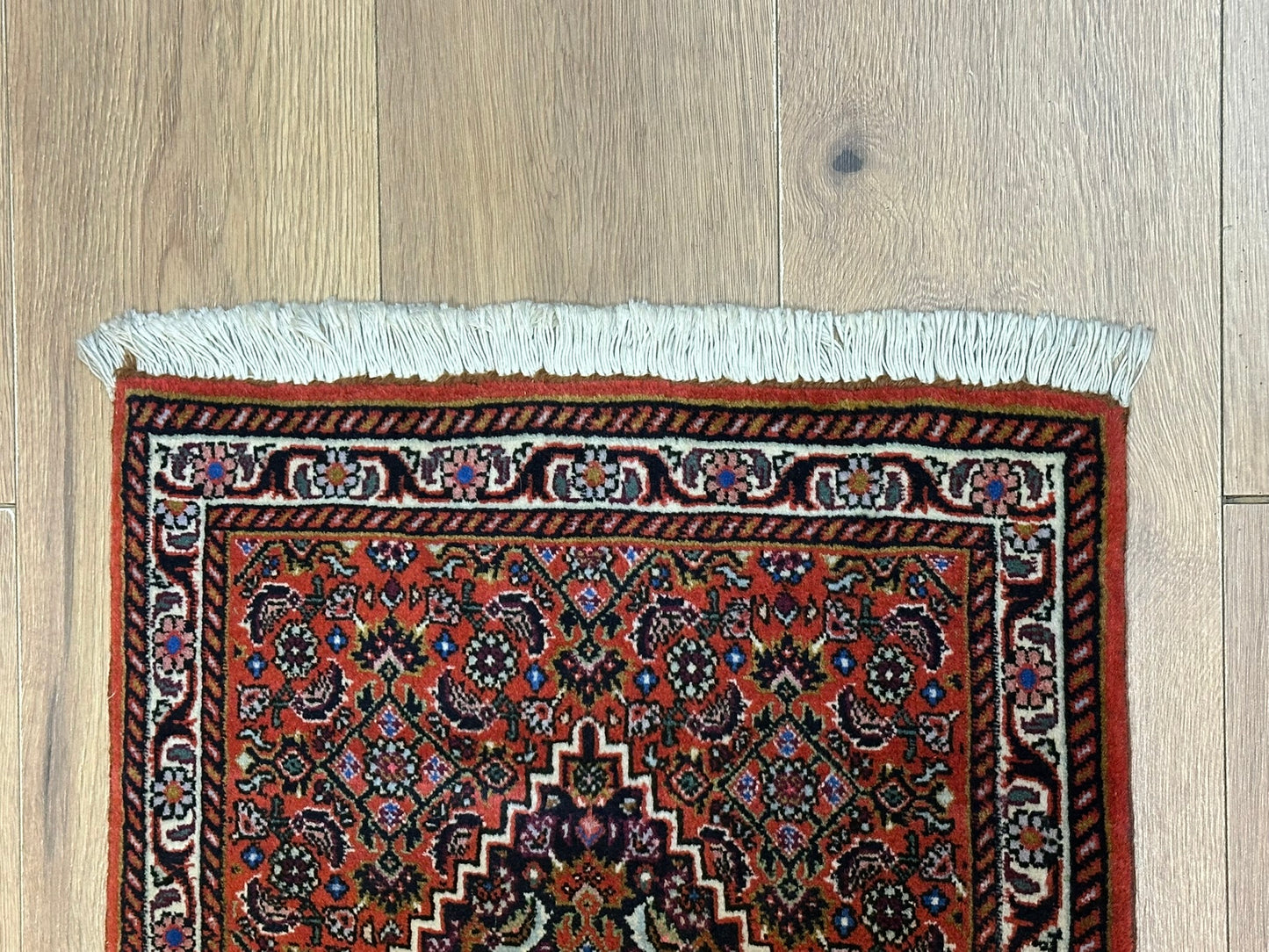 Orientteppich handgeknüpft Bidjar 70x50 cm Medallion
