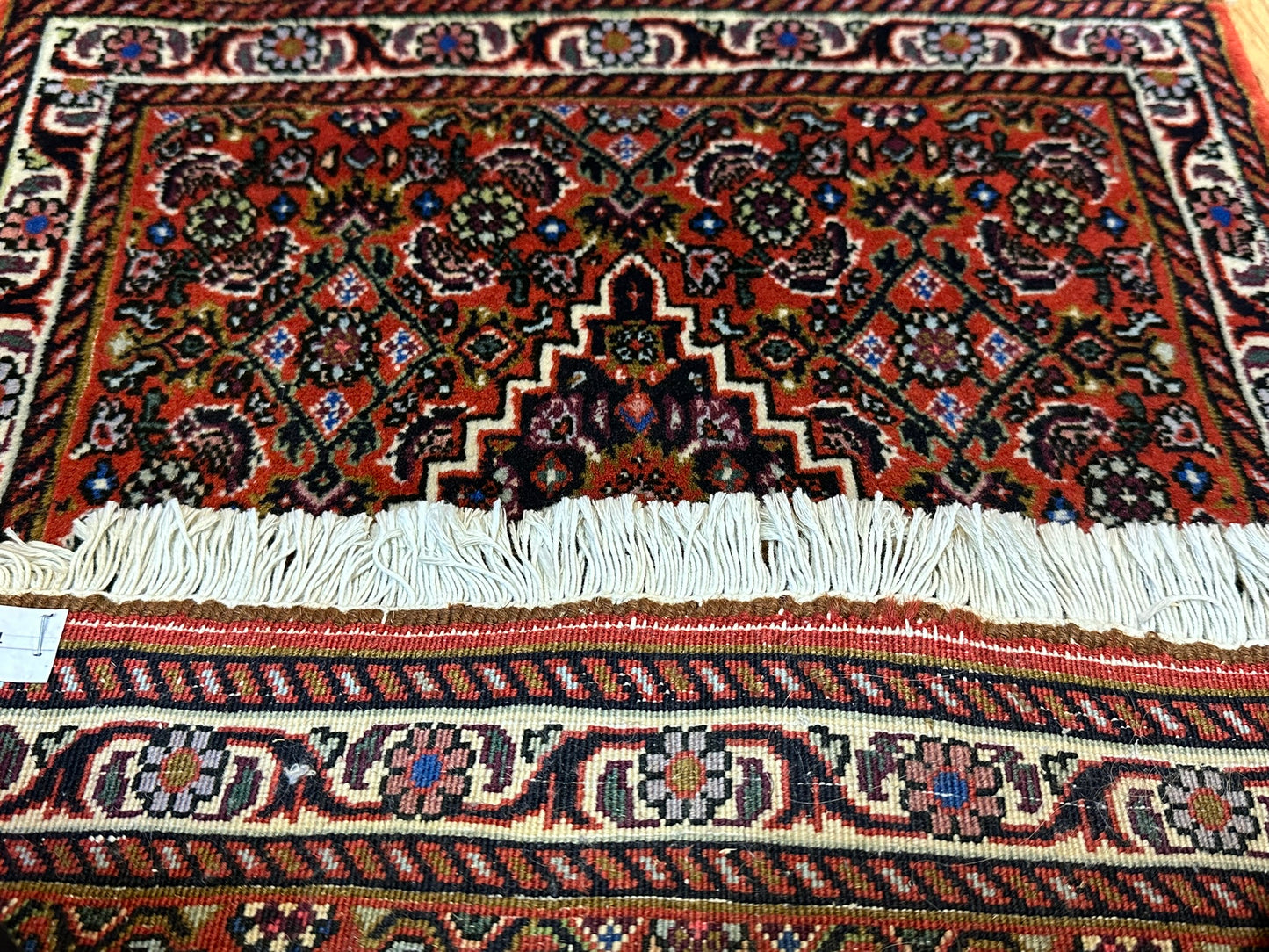 Orientteppich handgeknüpft Bidjar 70x50 cm Medallion