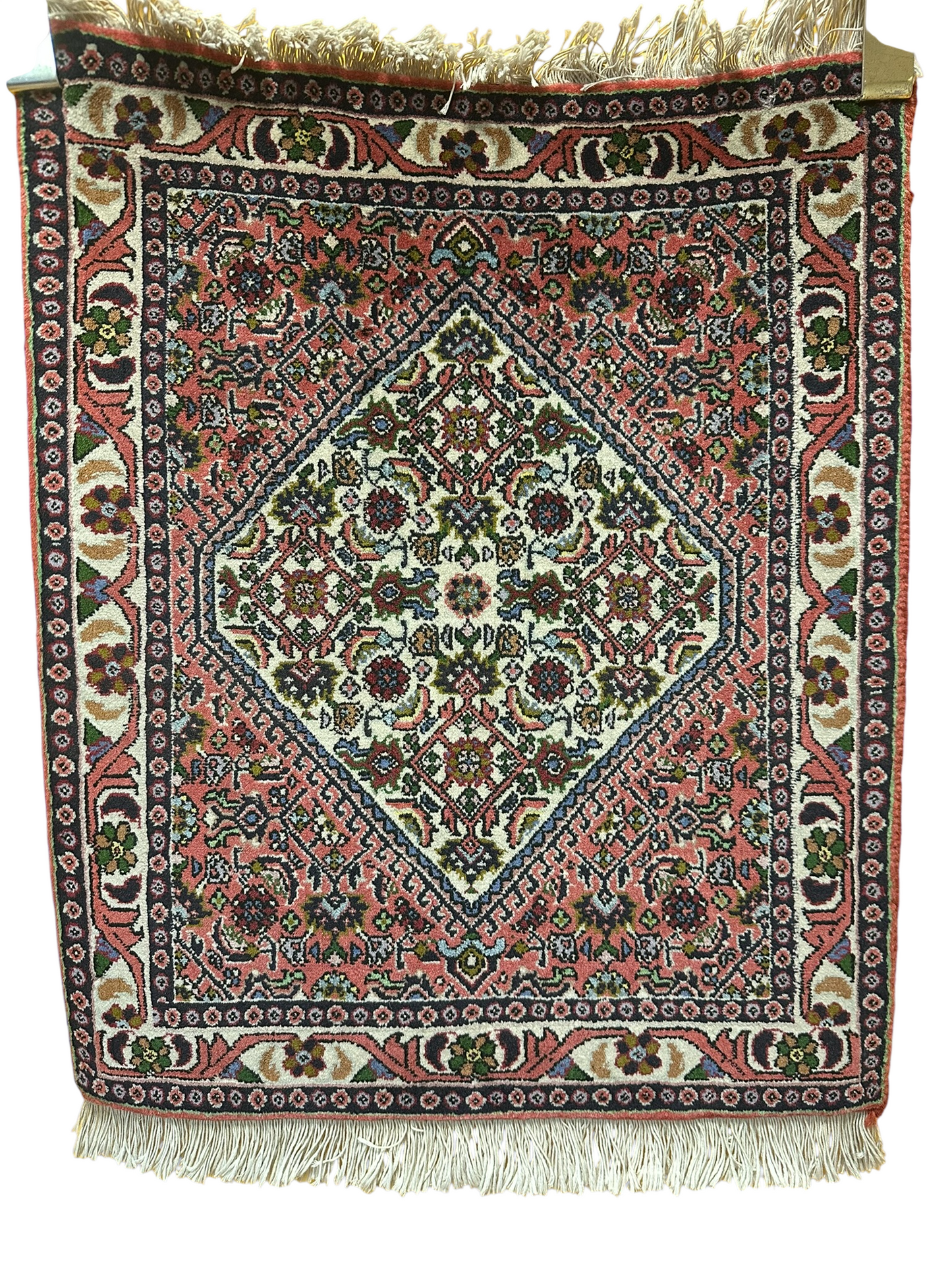 Orientteppich handgeknüpft Bidjar 64x52 cm Medallion