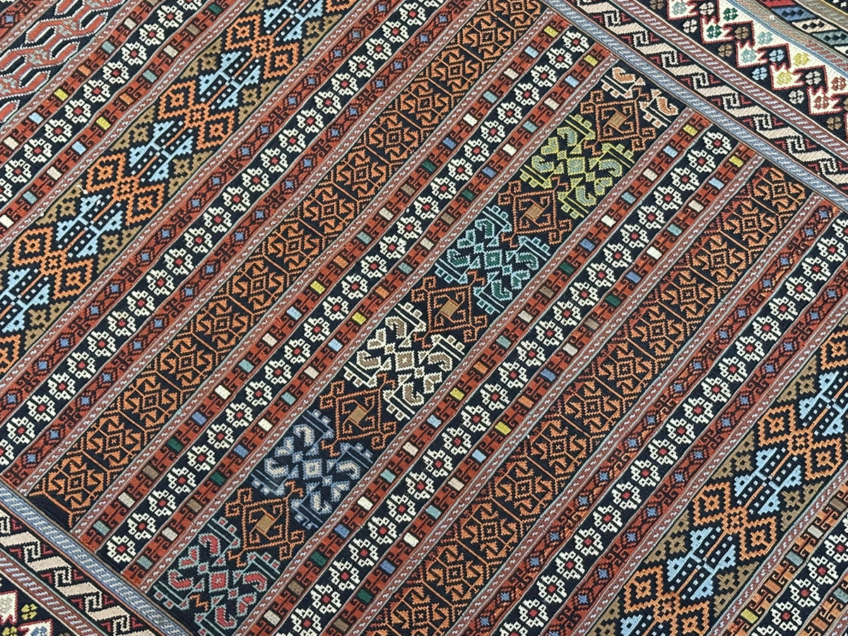 Orientteppich handgeknüpft Bachtiar Kelim Sumach 150x100cm