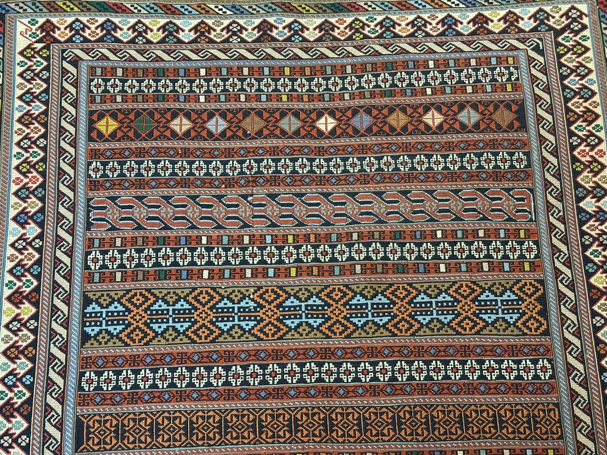 Orientteppich handgeknüpft Bachtiar Kelim Sumach 150x100cm