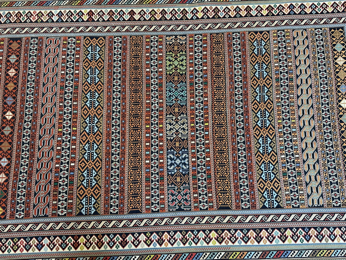 Orientteppich handgeknüpft Bachtiar Kelim Sumach 150x100cm