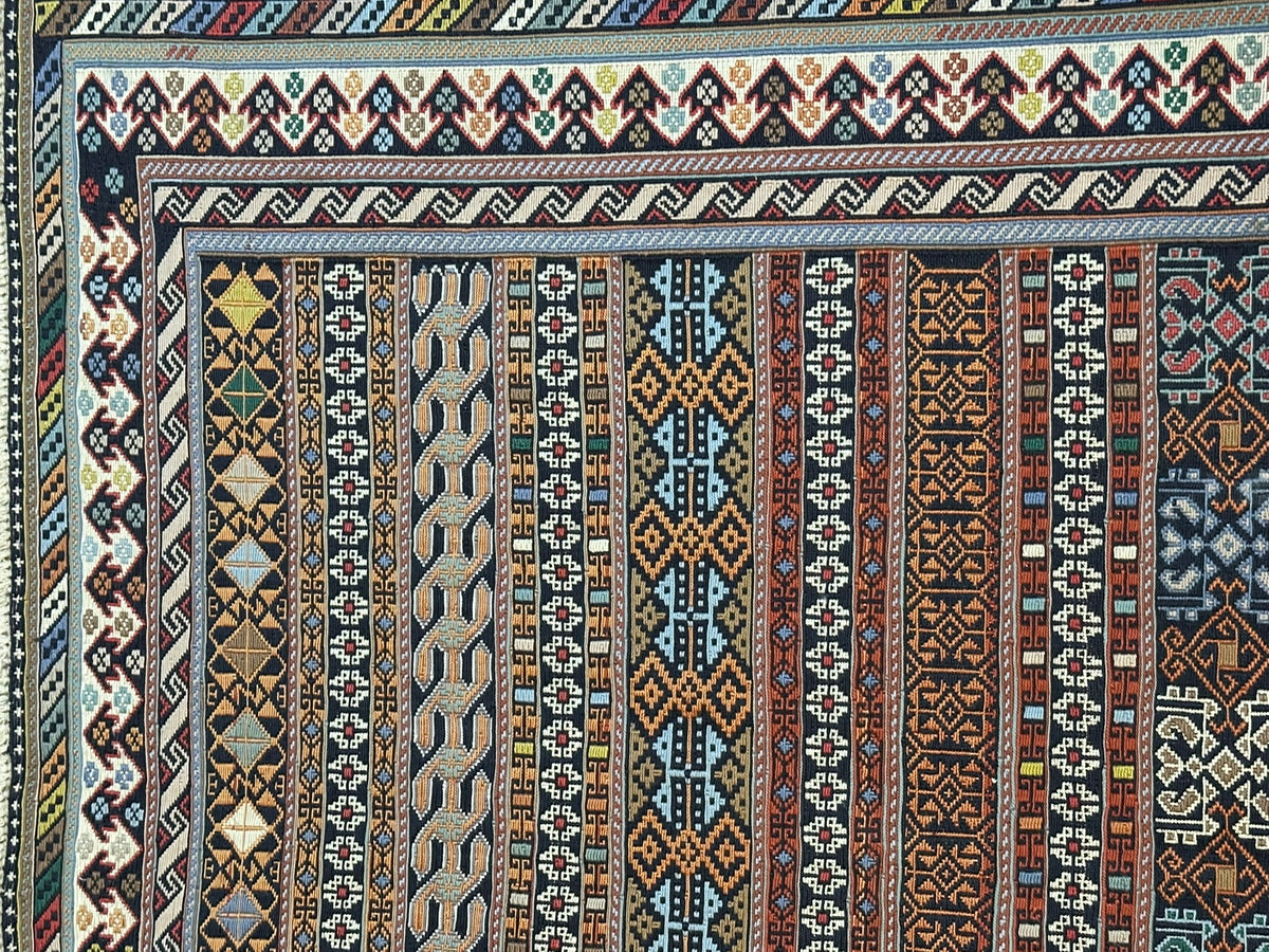 Orientteppich handgeknüpft Bachtiar Kelim Sumach 150x100cm