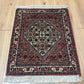Orientteppich handgeknüpft Bidjar 64x52 cm Medallion