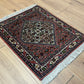 Orientteppich handgeknüpft Bidjar 64x52 cm Medallion