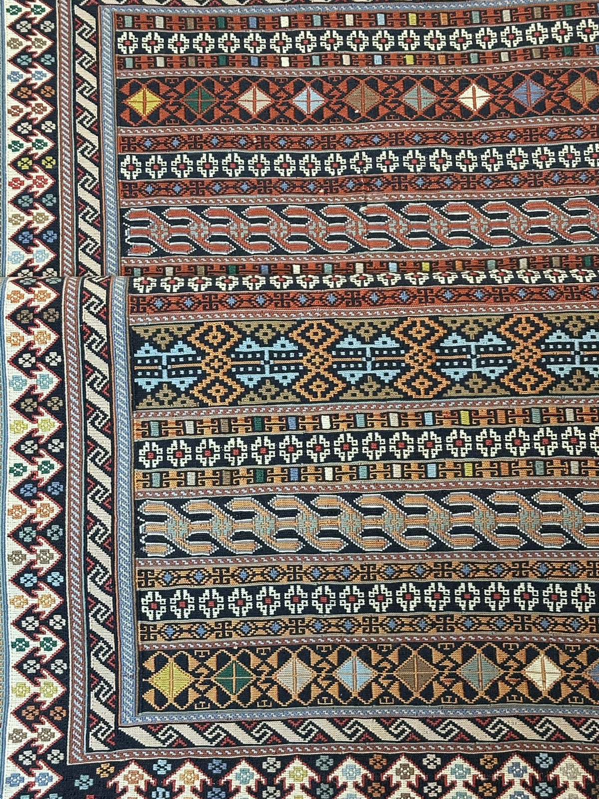 Orientteppich handgeknüpft Bachtiar Kelim Sumach 150x100cm
