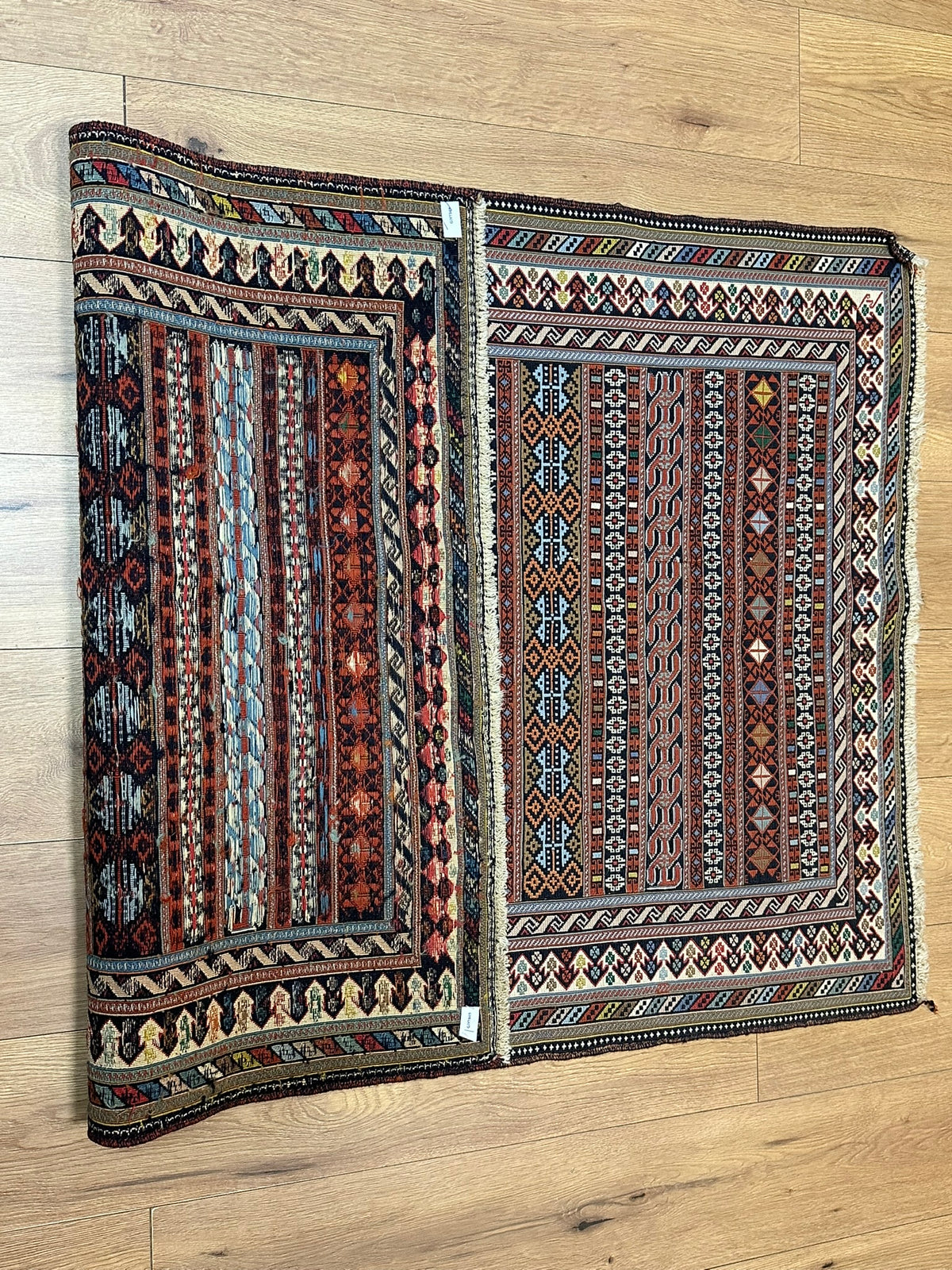 Orientteppich handgeknüpft Bachtiar Kelim Sumach 150x100cm