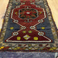 Antiker Orientteppich handgeknüpft Türkei Yahali 100 x 50 cm