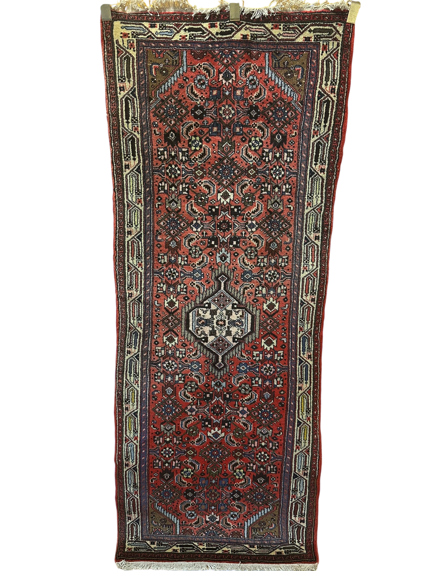 Orientteppich handgeknüpft Hamadan 200x80 cm Schurwolle