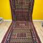 Antiker Orient Kelim Flachgewebe Handgewebt 410 x 173 cm