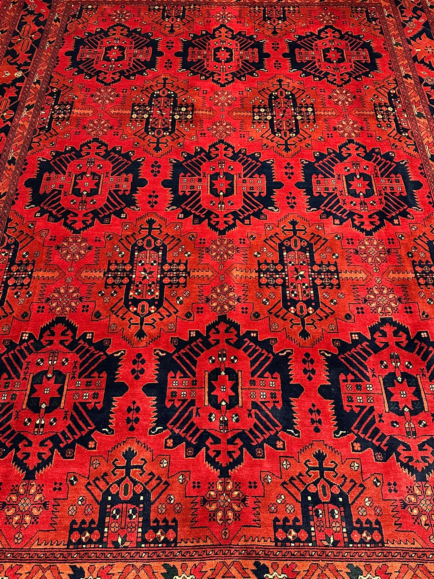 Handgeknüpfter Afghan Drco Teppich 295x206 cm Wolle