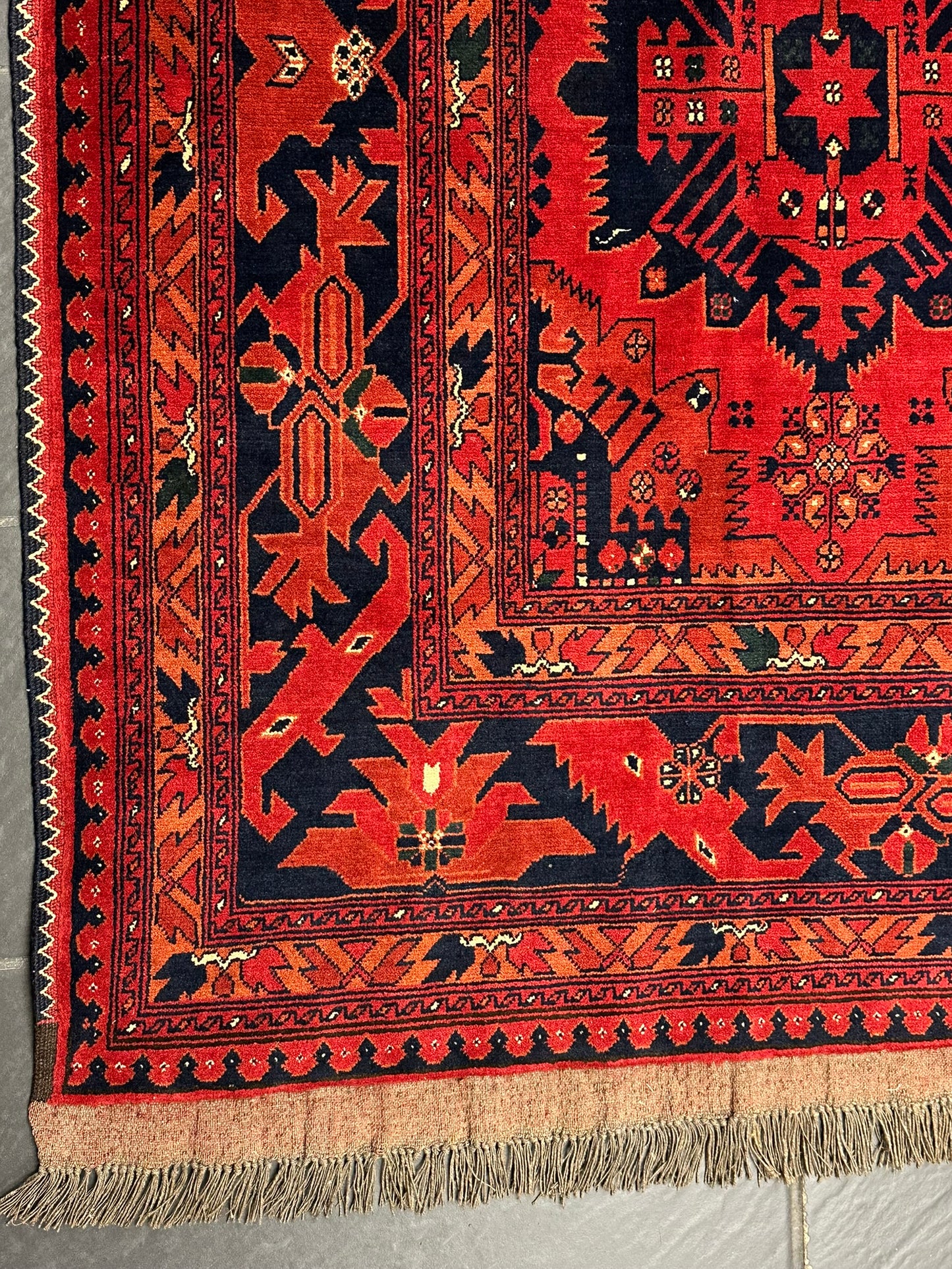 Handgeknüpfter Afghan Drco Teppich 295x206 cm Wolle