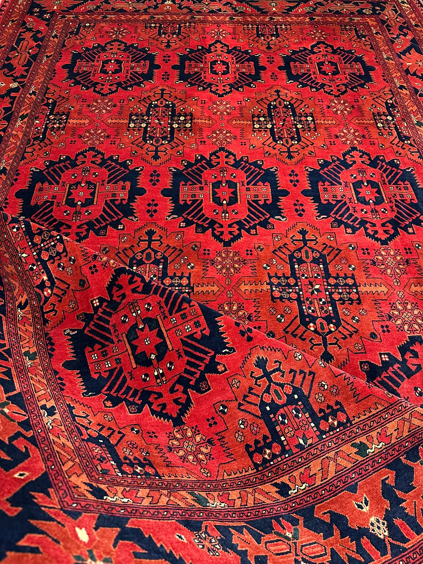 Handgeknüpfter Afghan Drco Teppich 295x206 cm Wolle