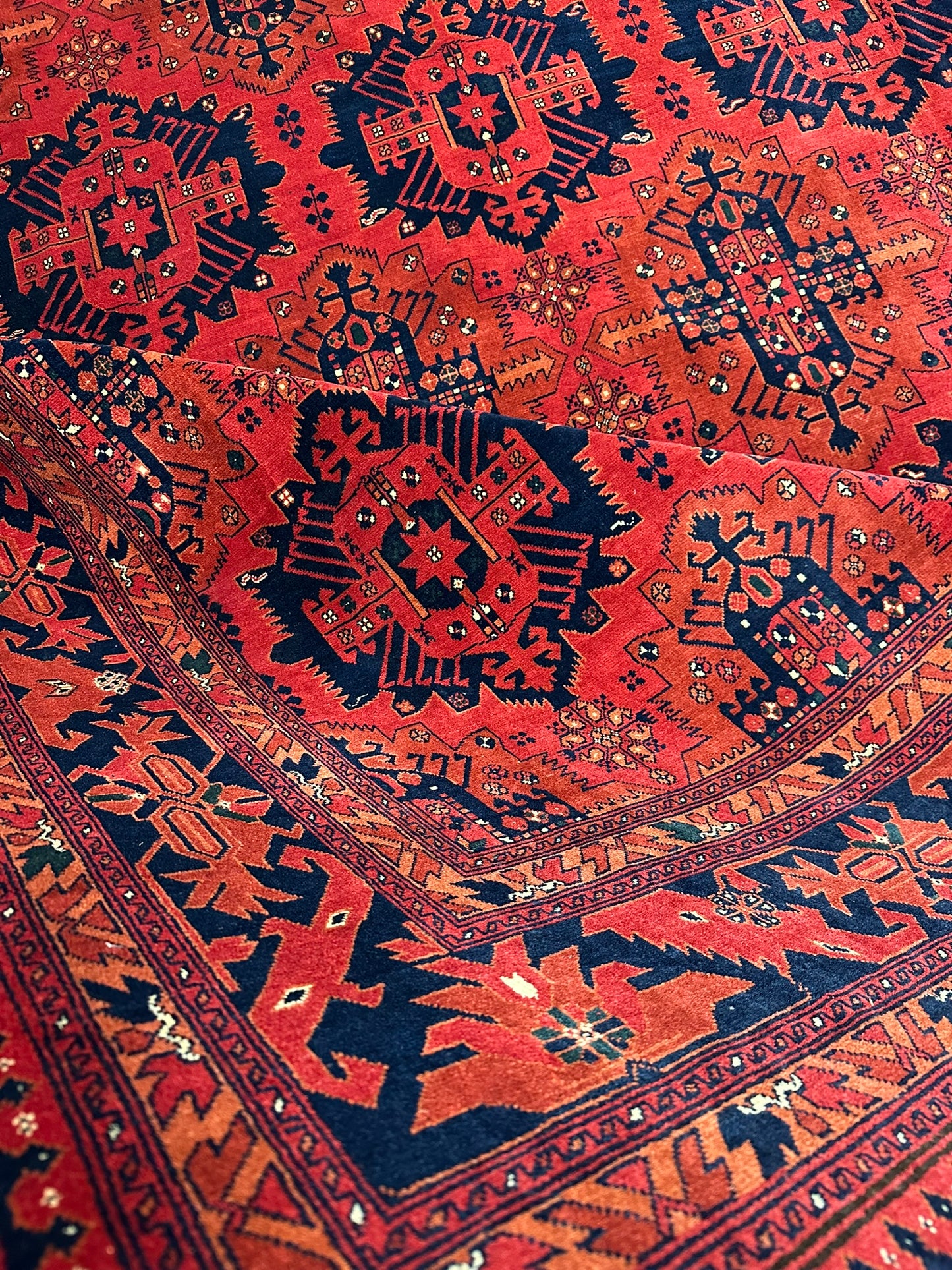 Handgeknüpfter Afghan Drco Teppich 295x206 cm Wolle